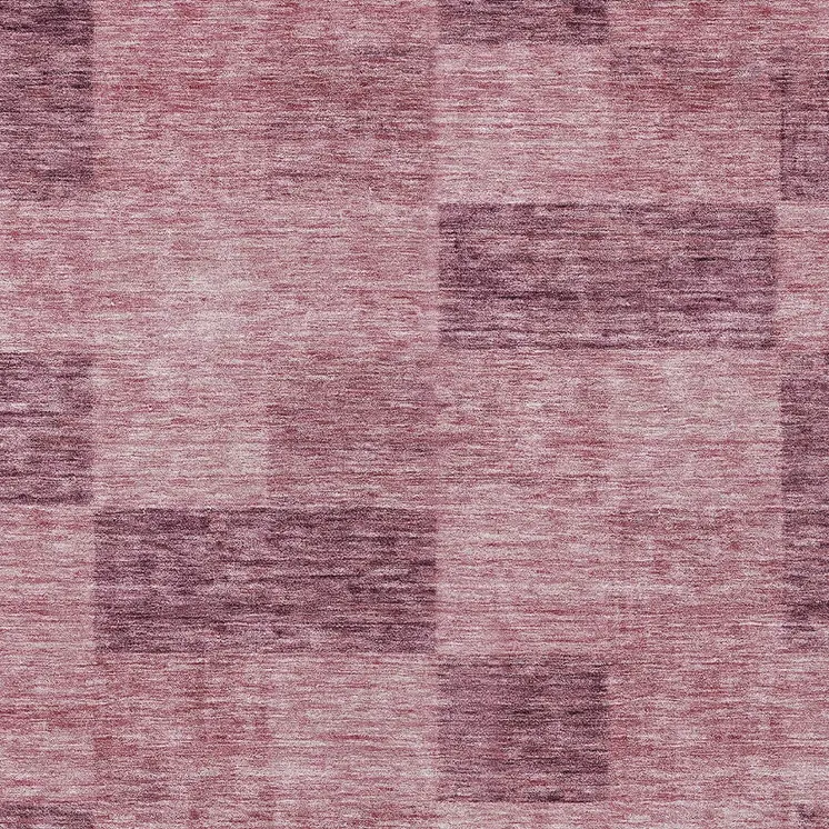8' X 10' Blush And Pink Geometric Washable Indoor Outdoor Area Rug