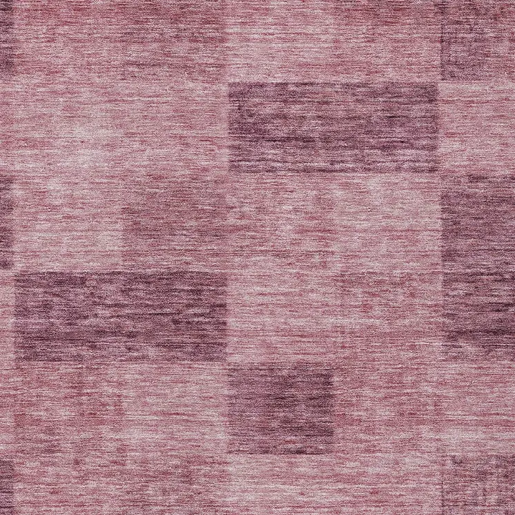 10' X 14' Blush And Pink Geometric Washable Indoor Outdoor Area Rug