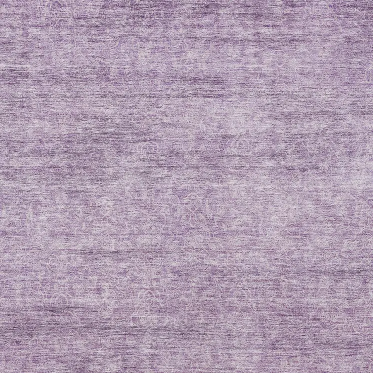 5' X 8' Lavender And Purple Abstract Washable Indoor Outdoor Area Rug