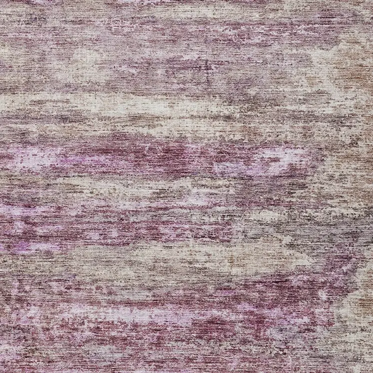 3' X 5' Blush Brown And Beige Abstract Washable Indoor Outdoor Area Rug