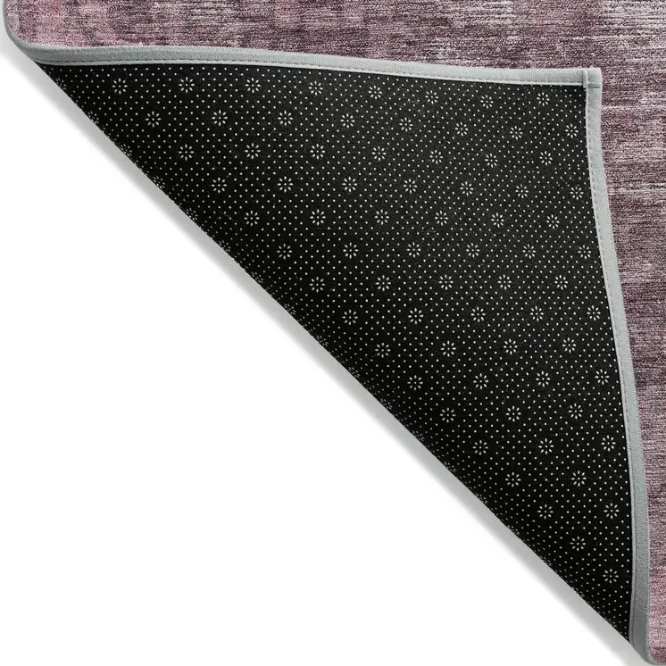 8' X 10' Merlot Oriental Washable Indoor Outdoor Area Rug