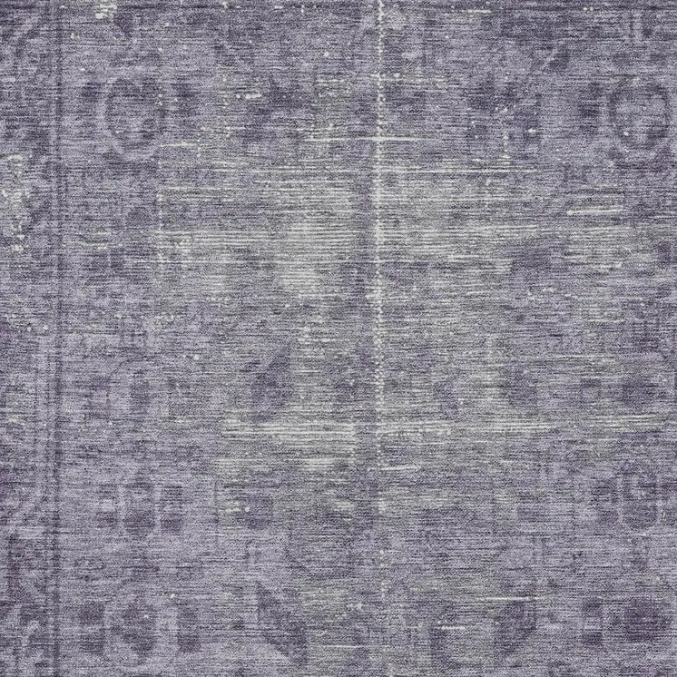 5' X 8' Purple Oriental Washable Indoor Outdoor Area Rug
