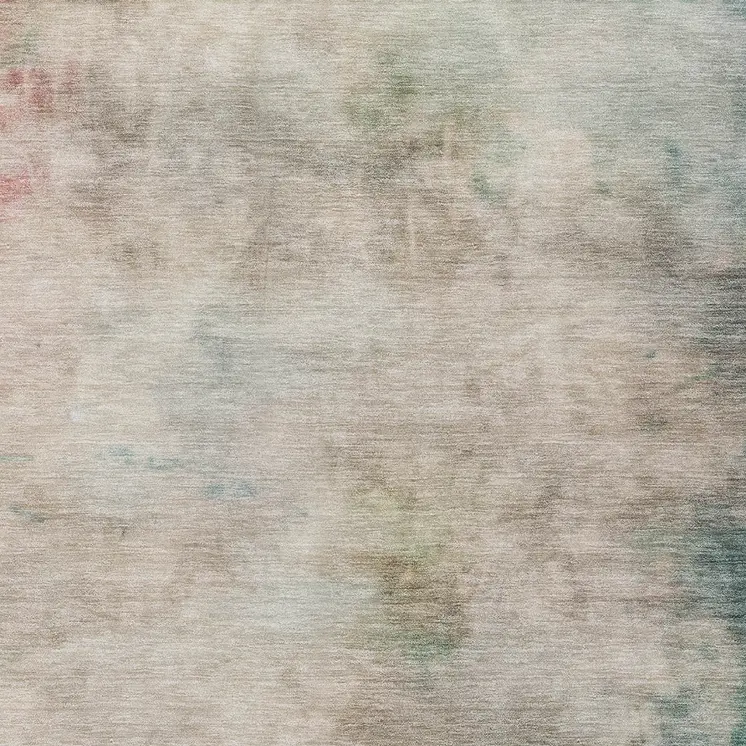8' X 10' Taupe Abstract Washable Indoor Outdoor Area Rug