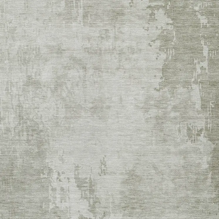 8' X 10' Linen Abstract Washable Indoor Outdoor Area Rug