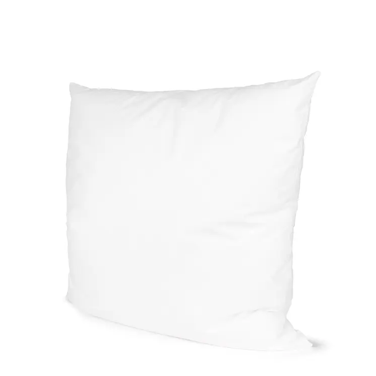 20" White Cotton Throw Pillow Insert