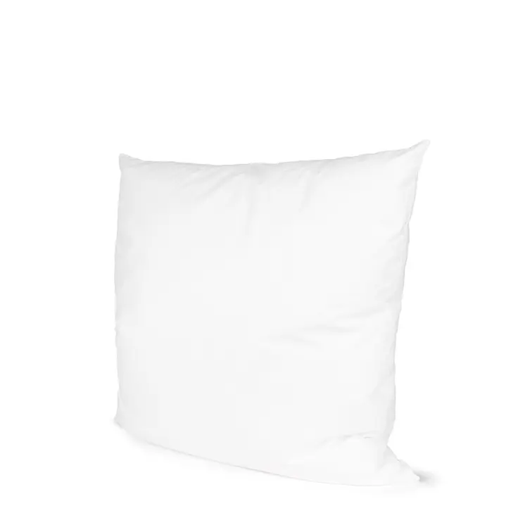 18" White Cotton Throw Pillow Insert