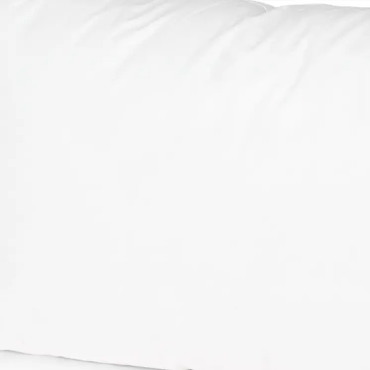 13" X 21" White Lumbar Cotton Throw Pillow Insert
