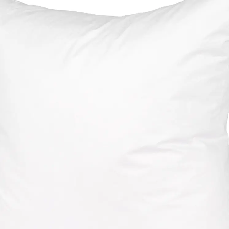 24" White Cotton Down Blend Throw Pillow Insert