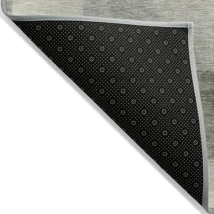 10' X 14' Taupe Geometric Washable Indoor Outdoor Area Rug