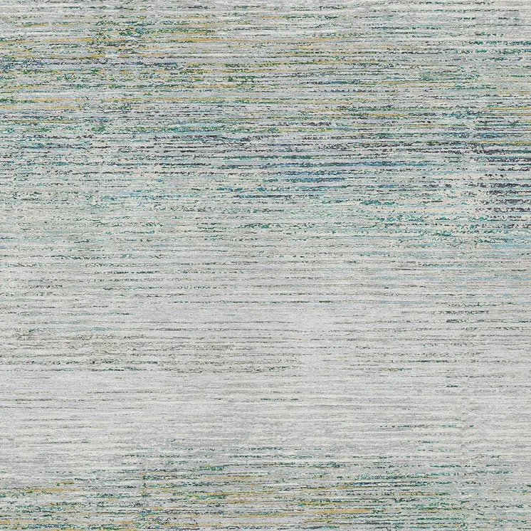 3' X 5' Linen Striped Washable Indoor Outdoor Area Rug
