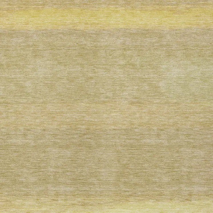 5' X 8' Tan Striped Washable Indoor Outdoor Area Rug