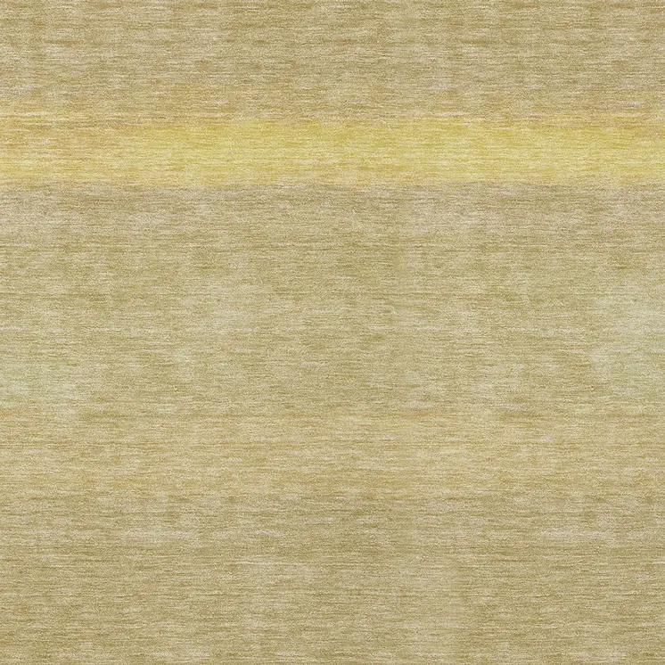 8' X 10' Tan Striped Washable Indoor Outdoor Area Rug