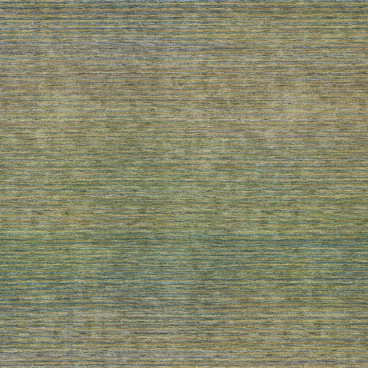 8' X 10' Fern Green Striped Washable Indoor Outdoor Area Rug