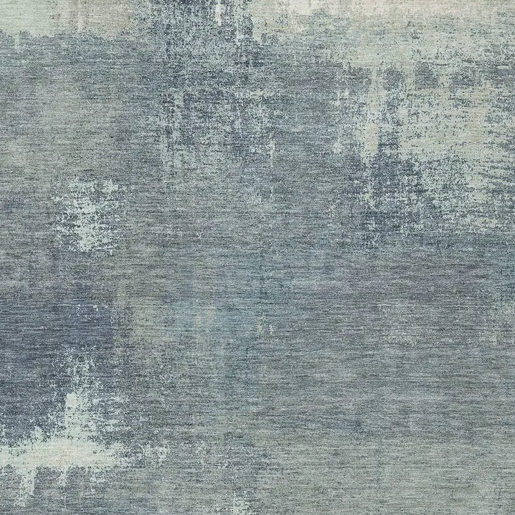 10' X 14' Sage And Green Abstract Washable Indoor Outdoor Area Rug