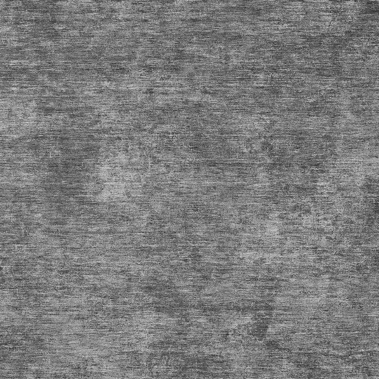 3' X 5' Gray And Smoky Black Abstract Washable Indoor Outdoor Area Rug
