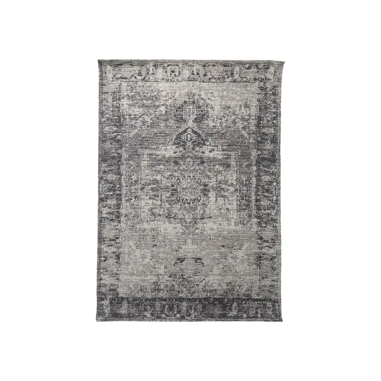 8' X 10' Gray And Beige Moroccan Hand Woven Area Rug