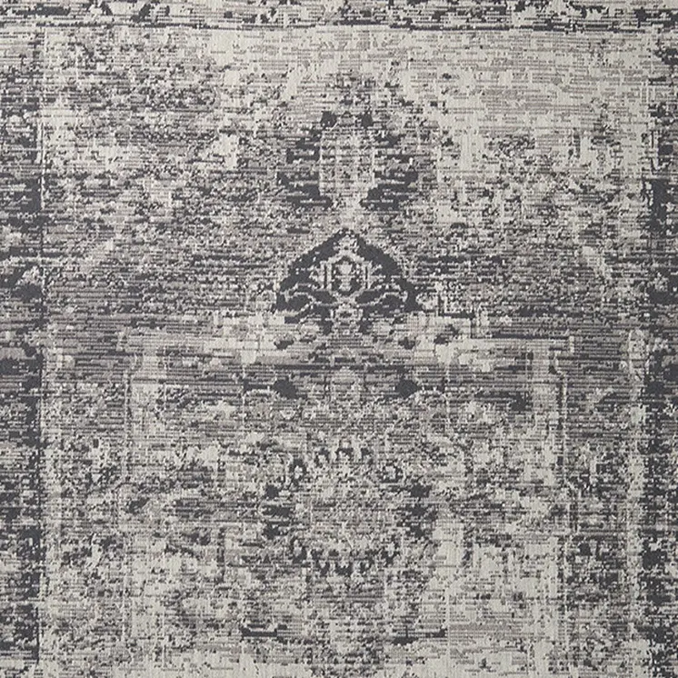 9' X 12' Gray Moroccan Distressed Area Rug