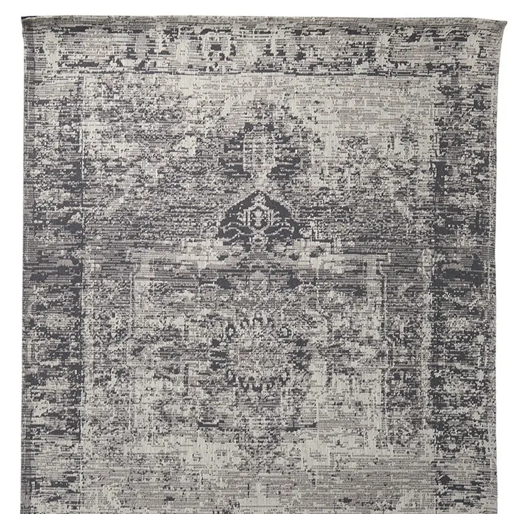 9' X 12' Gray Moroccan Distressed Area Rug