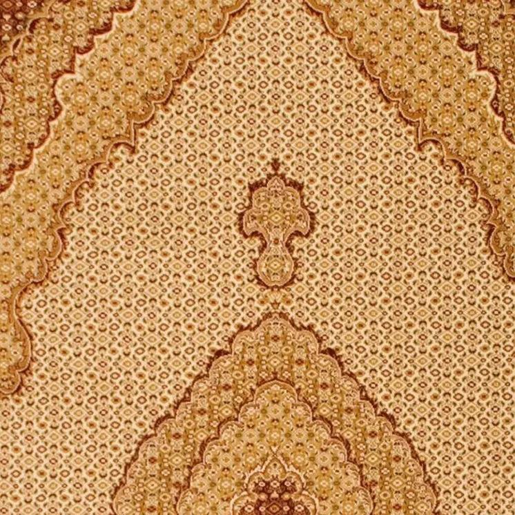 2' X 4' Tan Brown And Burgundy Oriental Area Rug