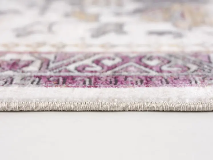 16' Gray Beige And Orange Southwestern Runner Rug