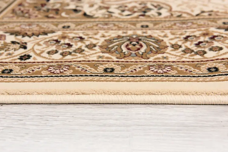 2' X 3' Beige And Brown Oriental Area Rug