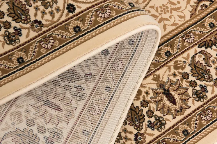 2' X 3' Beige And Brown Oriental Area Rug