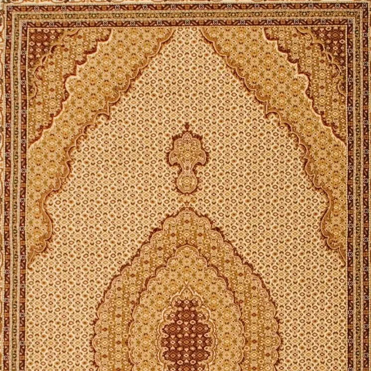 2' X 2' Red And Beige Oriental Square Rug