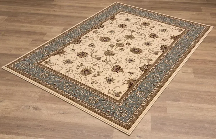 2' X 3' Beige Gray And Brown Oriental Area Rug