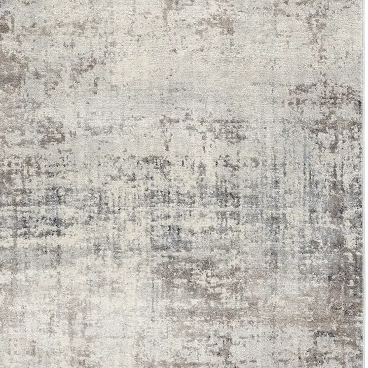 2' X 3' Navy Blue Beige And Gray Abstract Area Rug