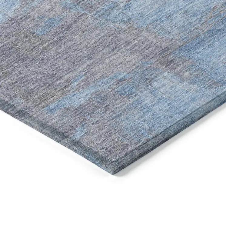 3' X 5' Beige And Salmon Abstract Washable Indoor Outdoor Area Rug