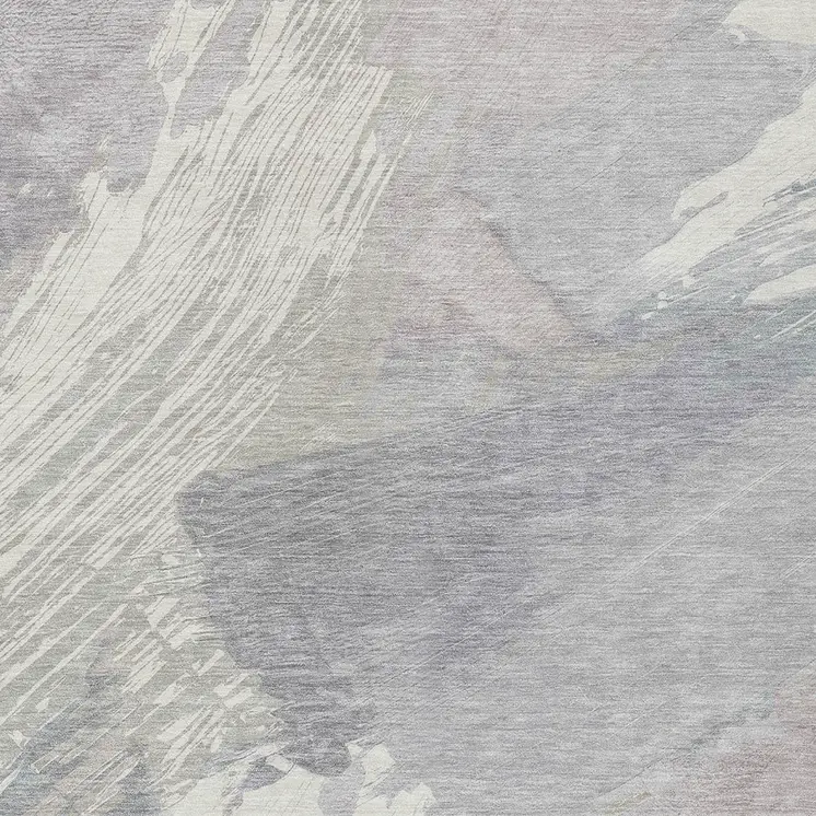 10' X 14' Ivory And Gray Abstract Washable Indoor Outdoor Area Rug