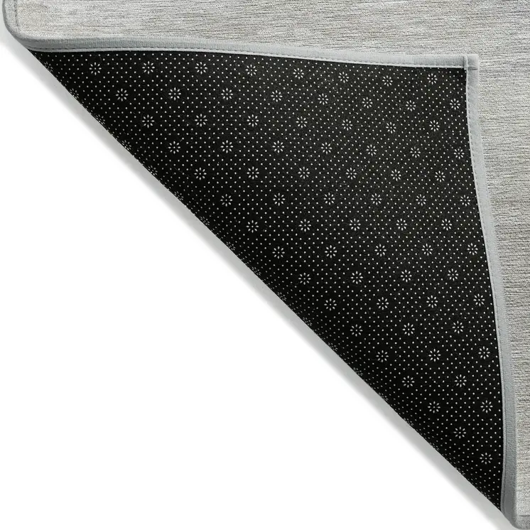 3' X 5' Beige And Taupe Abstract Washable Indoor Outdoor Area Rug