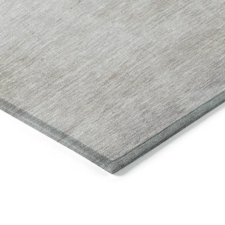 9' X 12' Beige And Taupe Abstract Washable Indoor Outdoor Area Rug