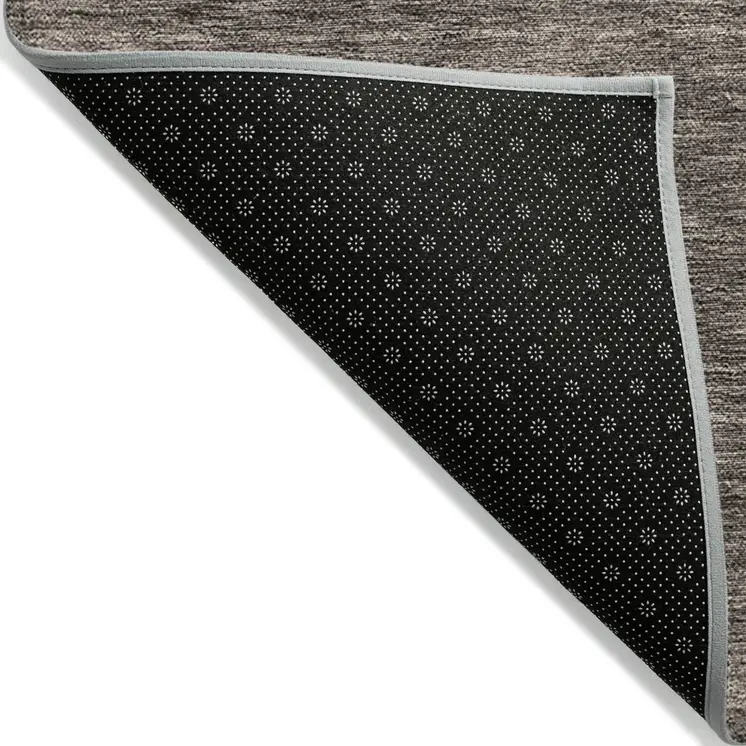 9' X 12' Coffee Taupe And Gold Geometric Washable Indoor Outdoor Area Rug