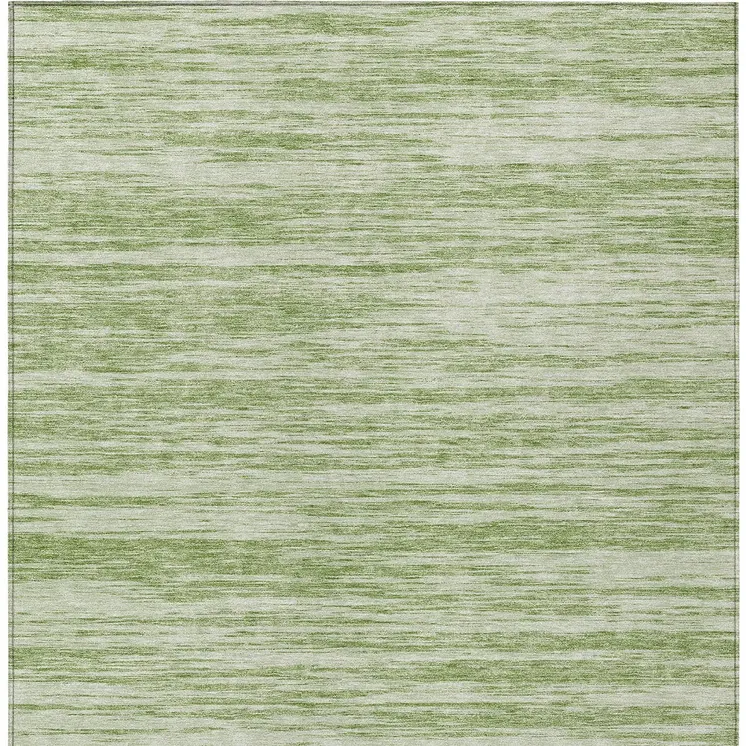 3' X 5' Sage And Ivory Abstract Washable Indoor Outdoor Area Rug