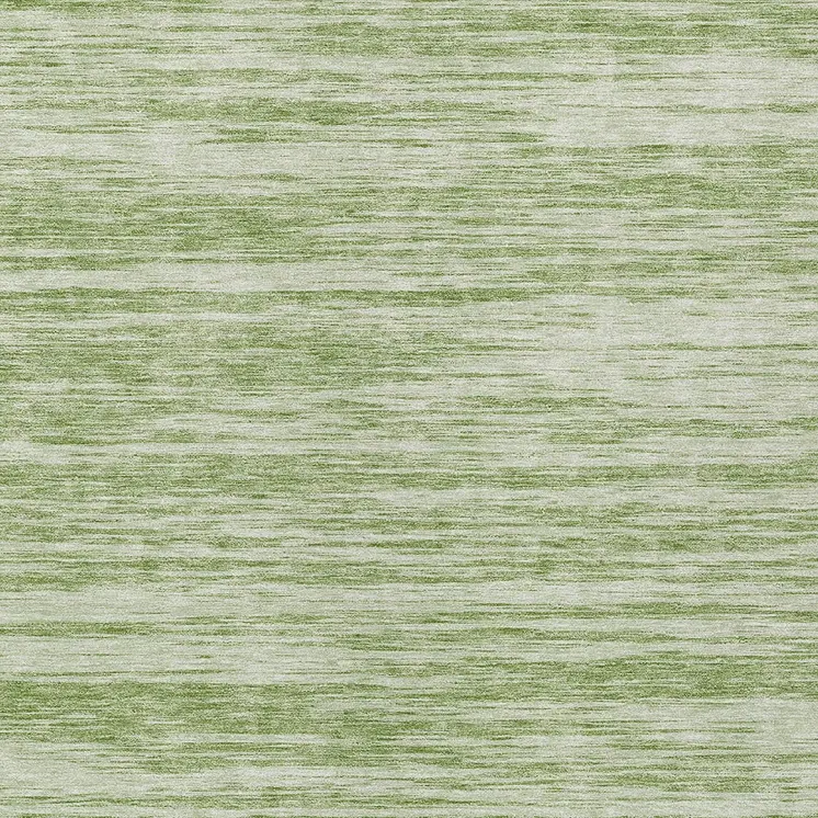 9' X 12' Sage And Ivory Abstract Washable Indoor Outdoor Area Rug