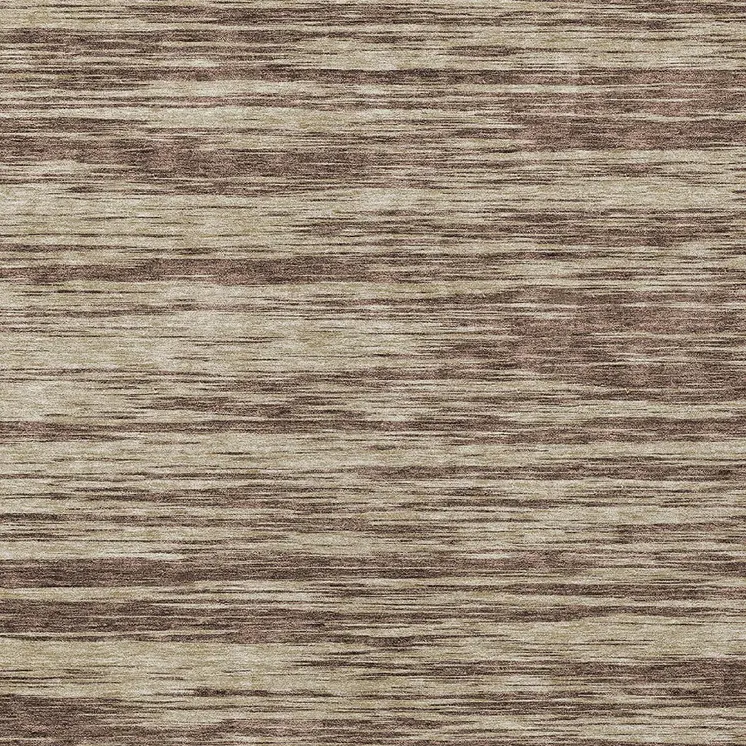 3' X 5' Brown And Beige Abstract Washable Indoor Outdoor Area Rug