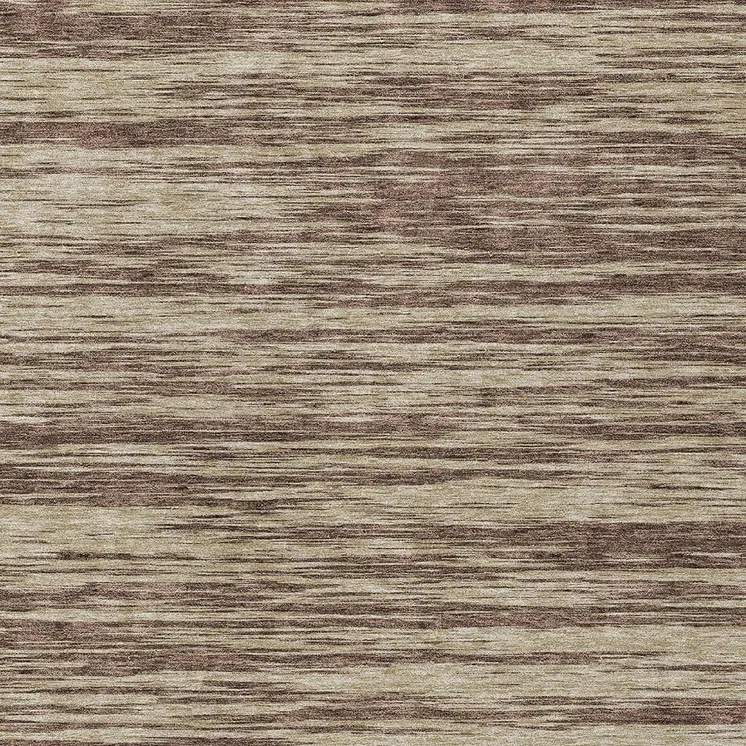 10' X 14' Brown And Beige Abstract Washable Indoor Outdoor Area Rug