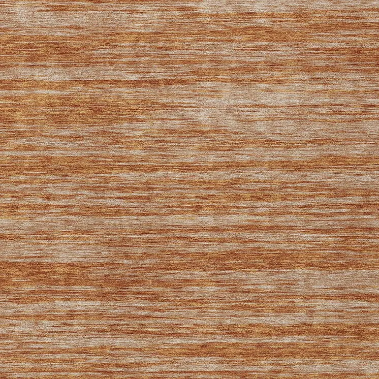 8' X 10' Copper And Rust Abstract Washable Indoor Outdoor Area Rug