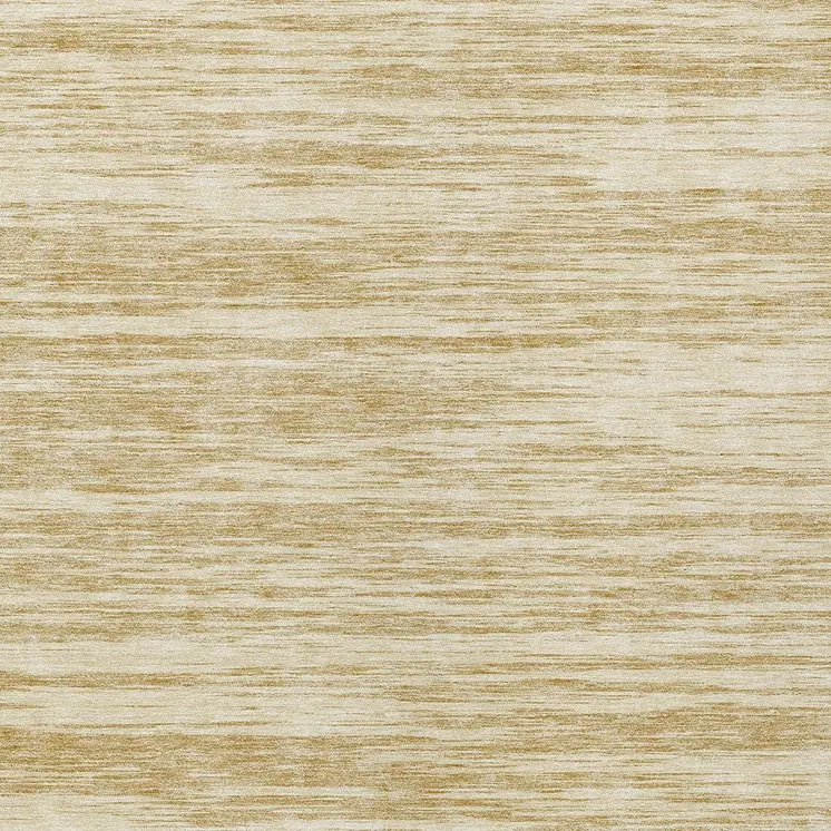 8' X 10' Gold And Ivory Abstract Washable Indoor Outdoor Area Rug