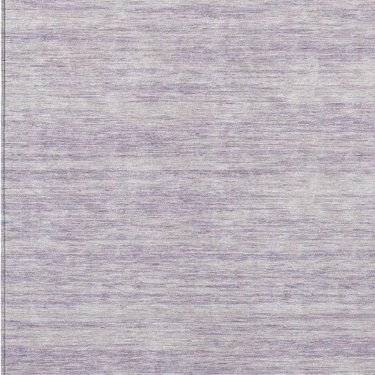 10' X 14' Lavender And Lilac Abstract Washable Indoor Outdoor Area Rug