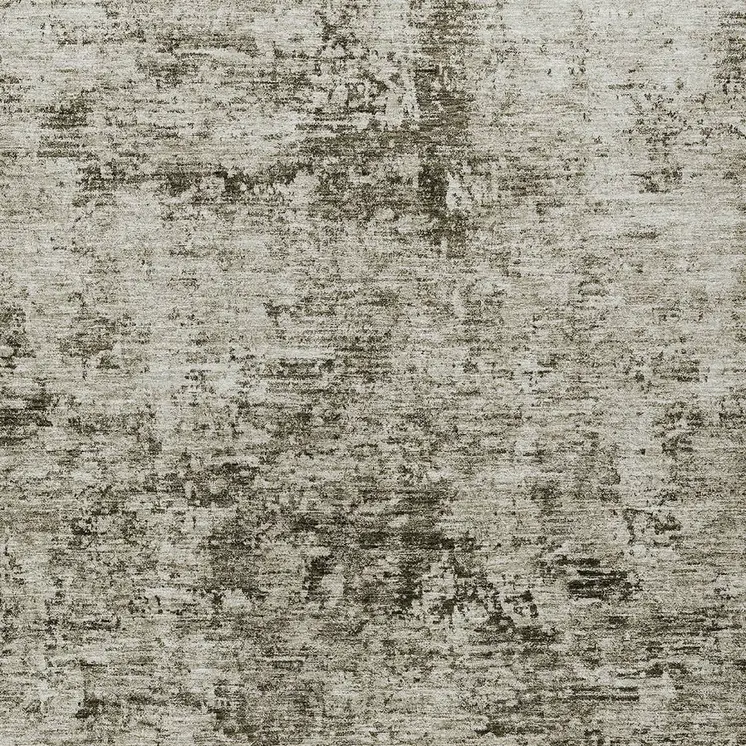 3' X 5' Beige And Taupe Abstract Washable Indoor Outdoor Area Rug