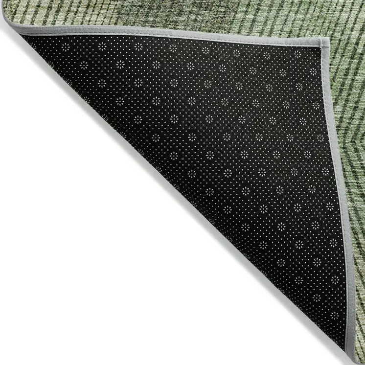 3' X 5' Green Mint Green And Sage Argyle Washable Indoor Outdoor Area Rug