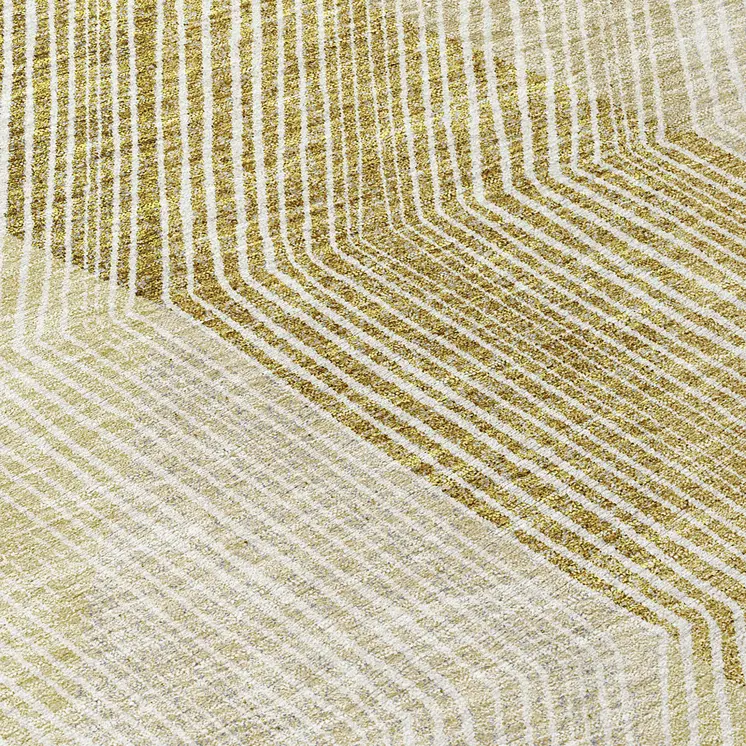 8' Ivory Wheat And Beige Round Argyle Washable Indoor Outdoor Area Rug