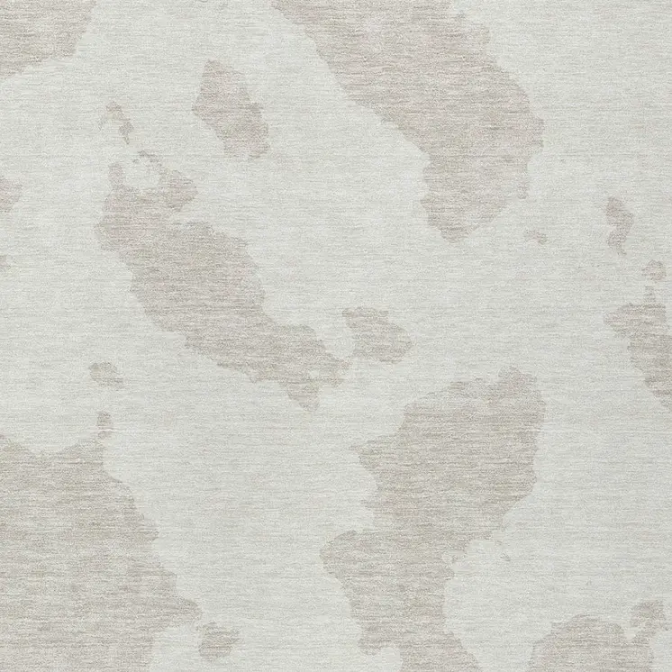 8' X 10' Ivory And Beige Abstract Washable Indoor Outdoor Area Rug