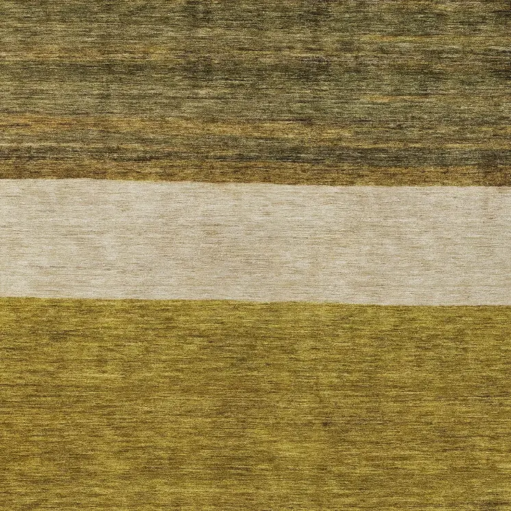 10' X 14' Gold Beige And Gray Abstract Washable Indoor Outdoor Area Rug