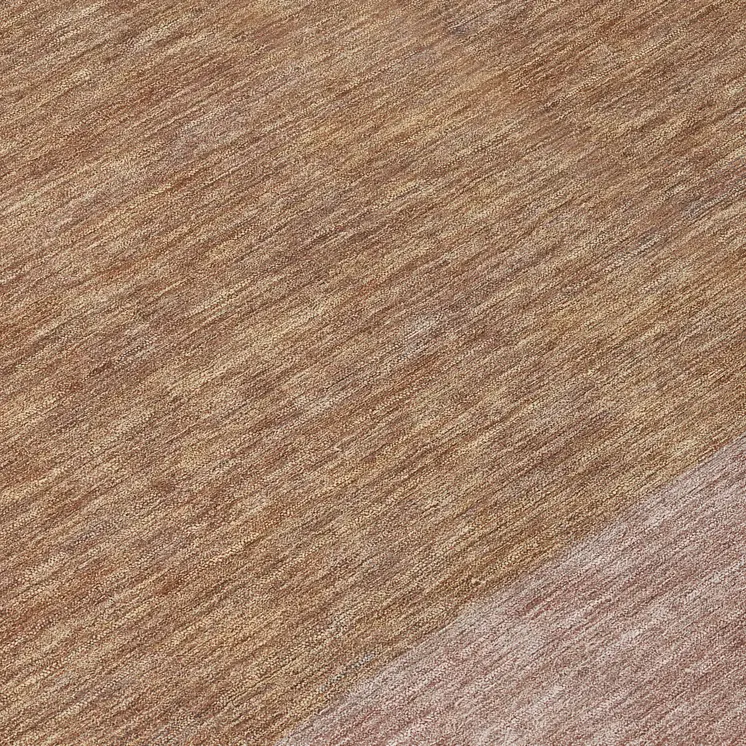 8' Salmon Rust And Taupe Round Abstract Washable Indoor Outdoor Area Rug