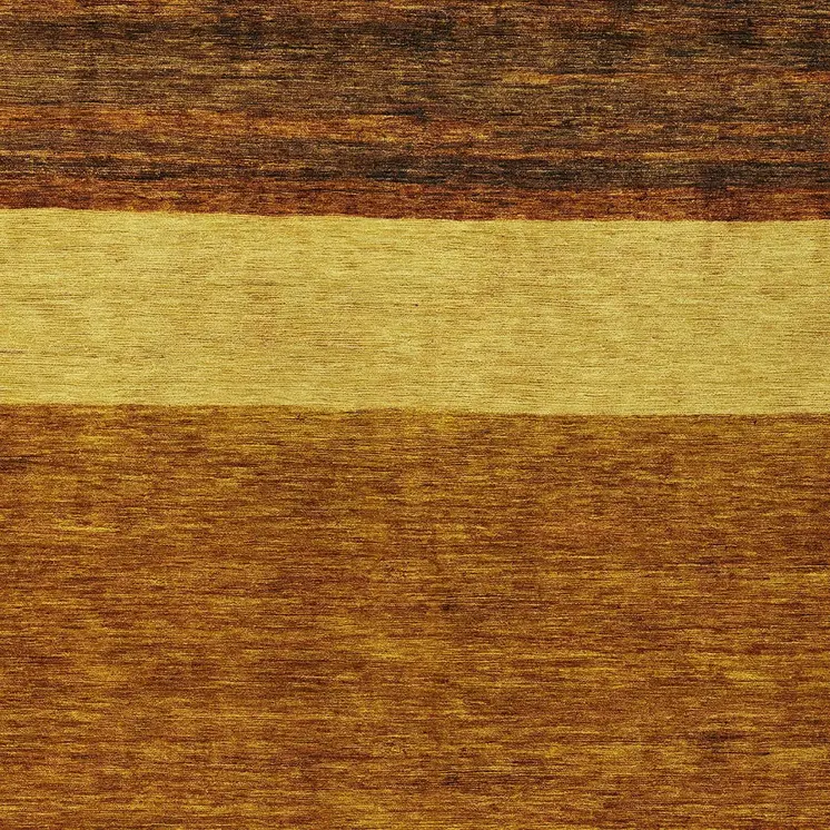 8' X 10' Terra Cotta Gold And Brown Abstract Washable Indoor Outdoor Area Rug