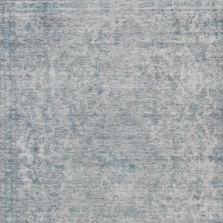 10' X 14' Silver And Beige Abstract Washable Indoor Outdoor Area Rug