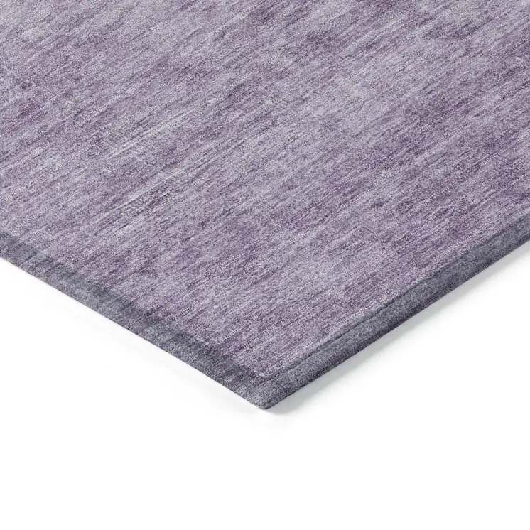 3' X 5' Plum And Purple Medallion Washable Indoor Outdoor Area Rug